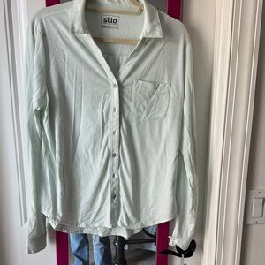 Stio Mint Green Long Sleeve Shirt